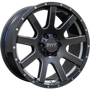 Envy Wheels – CRAZE – Gunmetal – 17″x9″ 25mm – Summer Wheels – 333SM-U176139106125